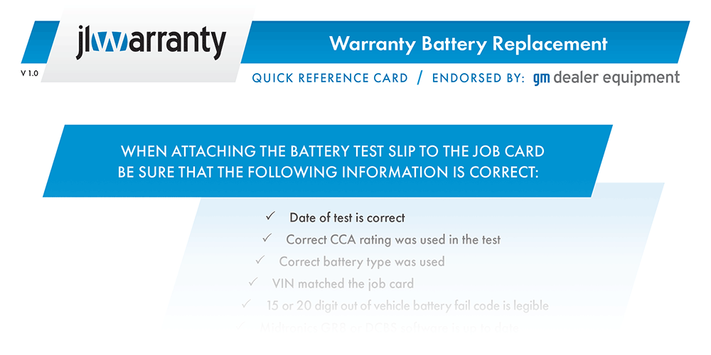 GM Battery Information